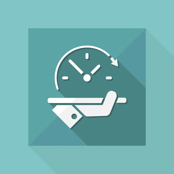 Pictogram van full-time services — Stockvector