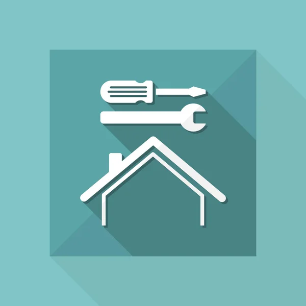Ev onarım hizmetleri simgesi — Stok Vektör