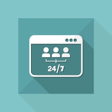 Takım Ağ Hizmetleri 24/7 simgesi