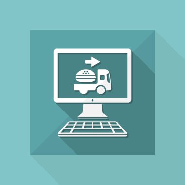 Fast food teslim simgesi