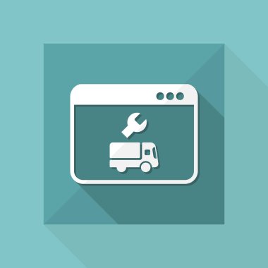 Kamyon yardım simgesi