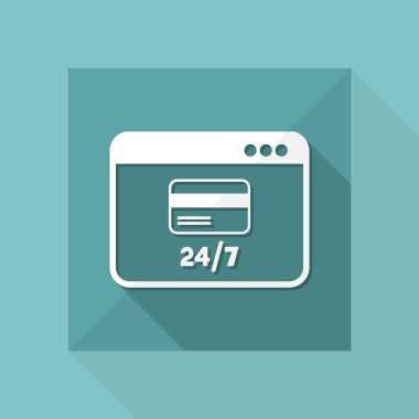 Online Bankacılık hizmetleri web simgesi