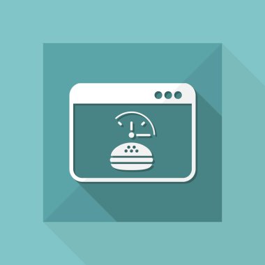 Fast food service simgesini