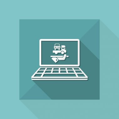 Araba yardım online simgesi