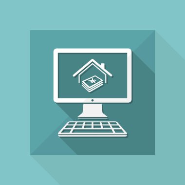 Gayrimenkul yatırım simgesi