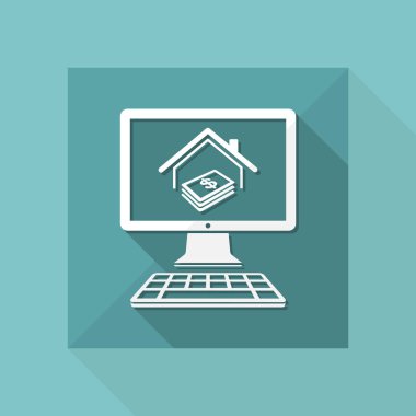 Gayrimenkul yatırım simgesi