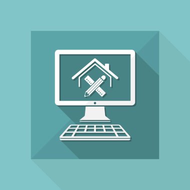 Ev tasarımı simgesi  