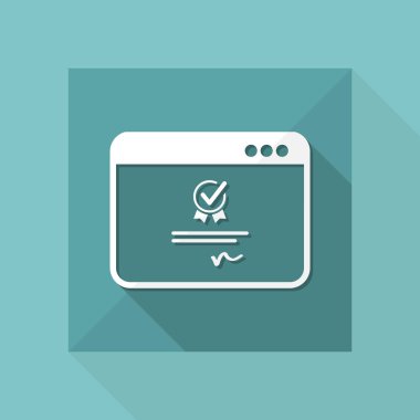 Dijital sertifika simge 