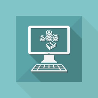 Dolar - yığını simgesi 