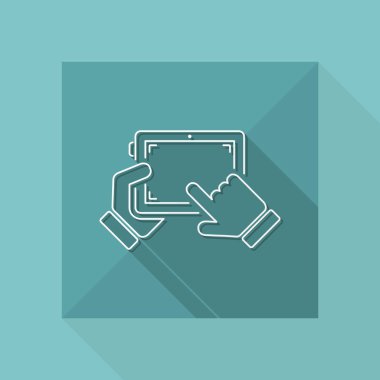 Tablet basit simgesi