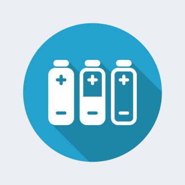 Pil simgesi illüstrasyon