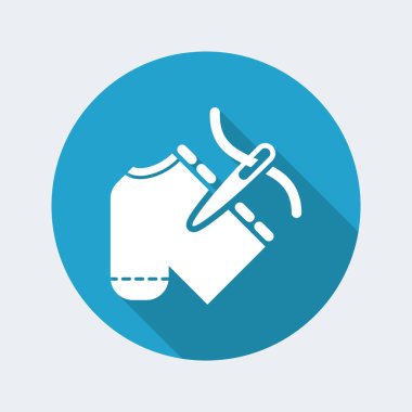 Vektör çizim t-shirt simgesi üretim