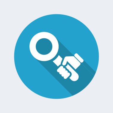 Tek izole palet simge vektör çizim