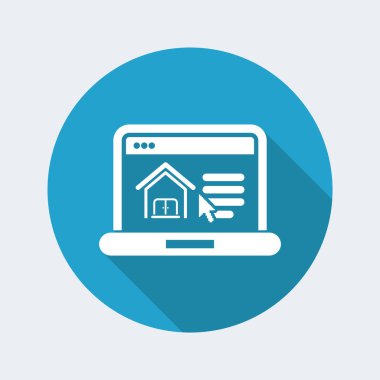 Emlak Web sitesi simge