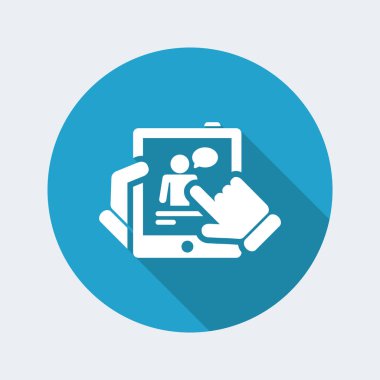 Tablet basit simgesi