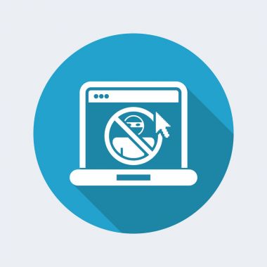 Web access koruma simgesi