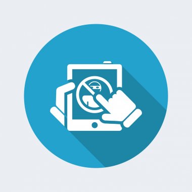 Web access koruma simgesi