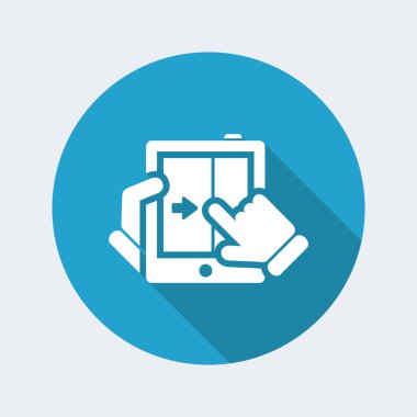 dokunmatik sürgülü simgesi