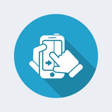 dokunmatik sürgülü simgesi