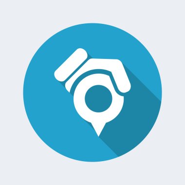 Konum işaretçisi simgesine 