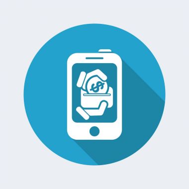 Mobil bankacılık simgesi