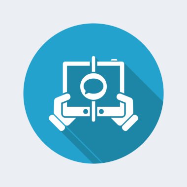 Mobil sohbet simgesi