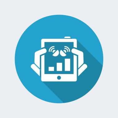 Tablet basit simgesi