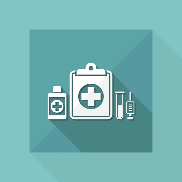 Medical instruments icon — Stock Vector