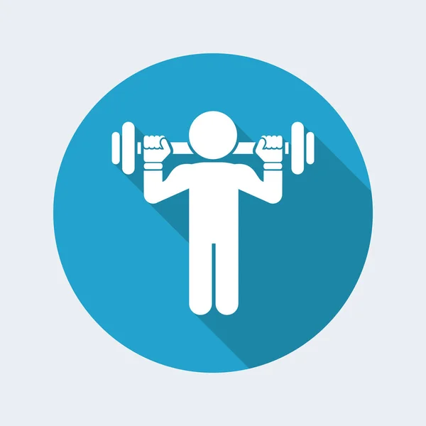 Gym web icon — Stock Vector