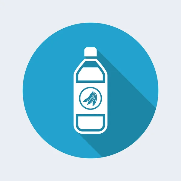Icono de la botella de jugo de fruta — Vector de stock