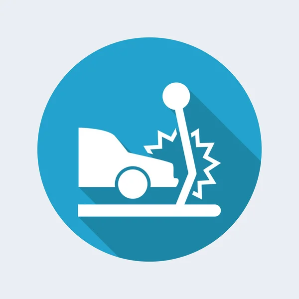 Accidente de coche icono — Vector de stock