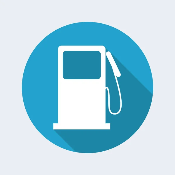 Icono de combustible aislado único — Archivo Imágenes Vectoriales