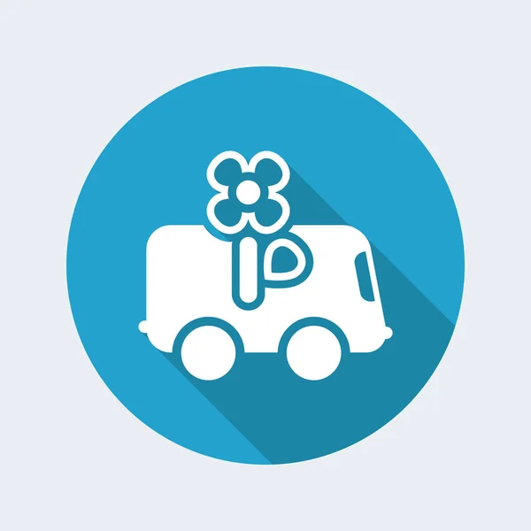 Lower delivery icon — Stock Vector