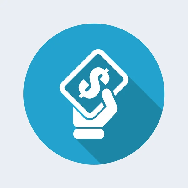 Single pay icon — Stock Vector