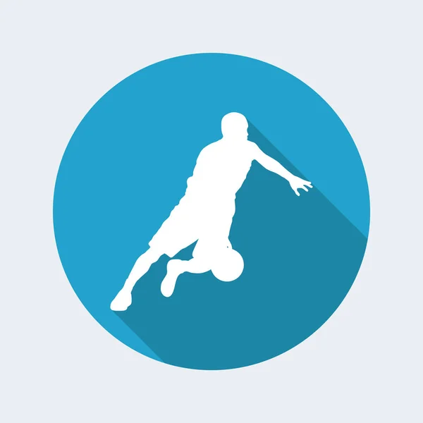 Icono web de baloncesto — Vector de stock