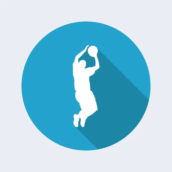 Icono web de baloncesto — Vector de stock