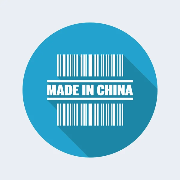 Made in China icon — Stock Vector