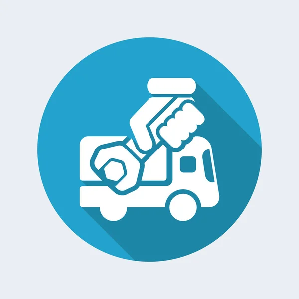 Assistance van icon — Stock Vector