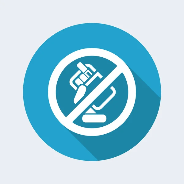 Icono de humo prohibido — Vector de stock