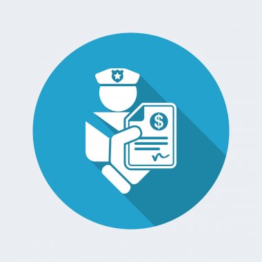 Polis düz simgesi 