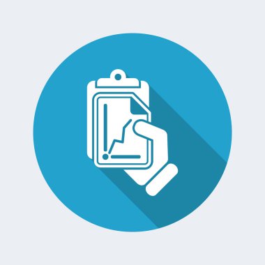 İstatistik belge simgesi