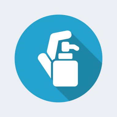 sabun dispenseri düz simgesi