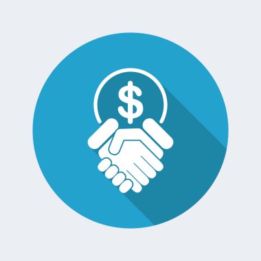 Finansal anlaşma simgesi