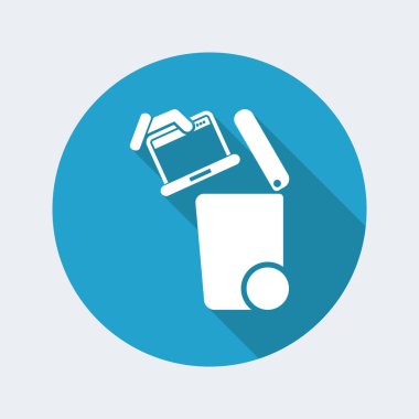 Atık toplama simgesini ayır 