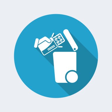 Atık toplama simgesini ayır 