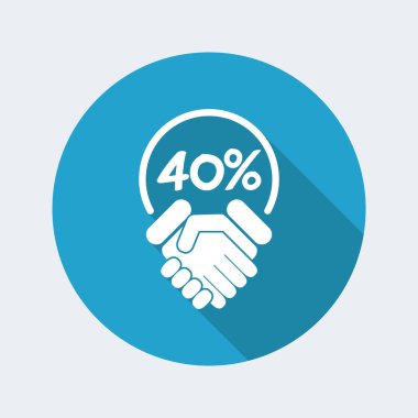 indirim etiketi simgesi