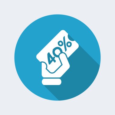 indirim etiketi simgesi