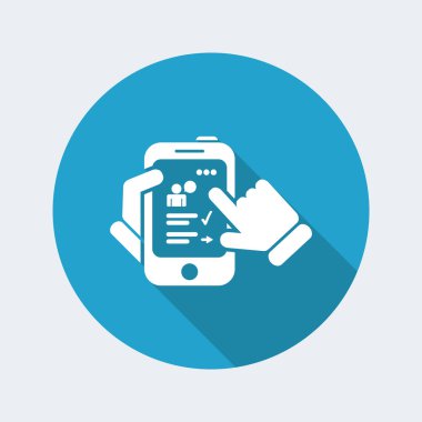 Smartphone basit simgesi