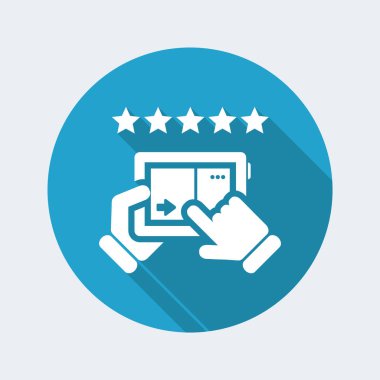 Tablet basit simgesi