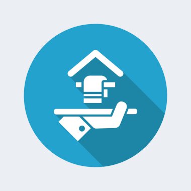 Otel ikonu. Havlu Servisi.